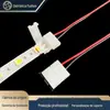 Conector de Fita LED, Sem Solda, 8mm 2 Pinos Cabeça Única Baixa Tensão Conector Rápido para Fita LED, Clipe Terminal, Plástico