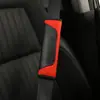 Almohadilla para cinturón de seguridad de fibra de carbono anti-desgaste y anti-rozaduras suave transpirable cubierta protectora para coche para todas las estaciones Suministros de General Motors