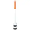 Cepillo para Inodoro de Mango Largo para Limpiar Esquinas, Cepillo para Limpiar el Inodoro del Baño, Cepillo para Inodoro Doméstico Montado en la Pared con Cerdas Suaves