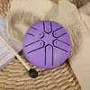 Instrumento Musical Tambor Etereo de 3 Polegadas e 6 Tons para Crianças, Tambor para Alívio de Estresse para Iniciantes, Instrumento de Percussão, Tambor de Língua de Aço, Tambor de Bolso, Exportação