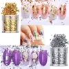 Plataforma transfronteiriça mais vendida fragmentos de folha de cor fina como papel ouro e prata pintura de arte para unhas artesanato multi-cor opcional