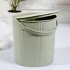 Cubo de almacenamiento engrosado con tapa taburete de baño cubo cubo de pesca cubo portátil cubo de almacenamiento para baño cubo para sentarse cubo para el hogar
