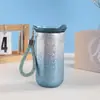 Taza de Café Nueva con Recubrimiento de Titanio Transfronteriza con Cuerda para Llevar Taza Termo Portátil para Exteriores Caja de Regalo de Gama Alta para Negocios Taza de Agua de Regalo