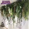 Plantas Verdes Penduradas na Parede Planta-Aranha Flores Artificiais Plantas Verdes Pendentes Samambaias Tubos de Parede Decoração de Teto Folhas de Samambaia Cipós