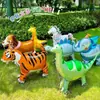 Globo Caminante Nuevo y de Moda Puesto del Mercado Nocturno Animales de Dibujos Animados con Ruedas Puesto Callejero Globo de Dinosaurio Caminante Tigre