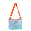 Nova bolsa de praia, bolsa de acabamento de brinquedos infantis, bolsa de praia, bolsa de malha oca, bolsa de armazenamento de grande capacidade, bolsa de malha de concha