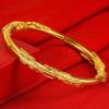 Pulsera de ratán de acacia método antiguo artesanía de relieve femenina pavo real flor abriéndose pulsera simple moda alto sentido al por mayor