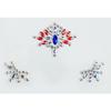 Pegatinas Faciales de Pedrería, Pegatinas de Diamantes Acrílicos para Adultos y Niños, Ojo de Escenario de Princesa, Pegatinas para la Frente y las Cejas, Pegatinas de Diamantes con Transferencia de Agua