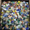 Pedras de ágata natural coloridas para atacado, pedras de cristal multicoloridas de formato irregular, pedras desmagnetizantes, pedras decorativas para aquário