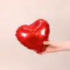 Globo de película de aluminio con forma de corazón de 10 pulgadas, globo de papel de aluminio de corazón de amor, decoración para bodas, sala de bodas, fiestas de cumpleaños, suministros al por mayor