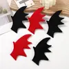 Asas de Chifre de Diabo Em Alto Relevo Ultrassônico DIY Feito à Mão Halloween Vampiro Grampo de Cabelo Roupas Chapéu Acessórios Decorativos
