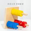 Serie Montessori Materiales Didácticos para Reconocimiento de Formas Geométricas, Juguetes Educativos de Iluminación, Bloques de Construcción de Emparejamiento Transfronterizos para Educación Temprana Infantil