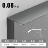 Ventas directas de fábrica arco redondo grande 1.0 de grosor puerta de armario manija invisible venta al por mayor de fábrica puerta de gabinete negra manija blanca