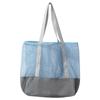 2025 Primavera y Verano Nuevo Bolso Satchel de Malla de Gran Capacidad Calado Malla Lona Empalmada Bolso de Hombro Satchel Bolsa de Compras