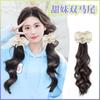 Banda para miopía peluca de mujer encaje anillo para el pelo de intestino grueso cabello rizado alto y bajo coleta lateral trenza de una pieza lolita