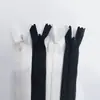Sbs No. 3 Cremalleras Invisibles con Dientes Lisos y No Visibles para Vestidos, Trajes de Gala, Camisas y Textiles del Hogar