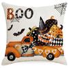 Fronha de Linho Halloween Transfronteiriça Quarto Sofá Casa Fronha Nova Estampada Decorativa de Feriado