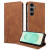 Adequado para Capa de Couro para Celular Samsung S26, Capa Flip para S25 Ultra, S24 Sucção Magnética, Capa Protetora com Sucção Magnética S23Fe