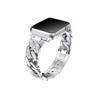 Adecuado para Apple watch Correa Apple Cadena de Mezclilla Diamante Fragante Metal Correa Apple