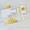 Bandeja de talheres descartáveis de aniversário gaveta pequena conjunto de caixa de presente fabricante de panificação talheres de bolo de plástico prato de jantar louça