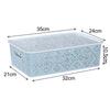 Cesta de almacenamiento hueca de alta calidad, cesta para snacks estilo ins, caja organizadora para ropa interior tipo cortavientos, cesta para almacenamiento de cosméticos, escritorio de cocina