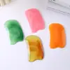 Bastão de Massagem Facial e de Pescoço Quadrado de Resina para Cuidado Meridian de Corpo Inteiro, Especializado para Saúde e Beleza, Escova Meridian Gua Sha