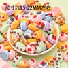 Pan de Chocolate Simulado, Tartaletas de Huevo, Galletas, Juguetes de Comida, Juguetes Hechos a Mano para Armar, Accesorios de Resina, Adornos Miniatura Tridimensionales
