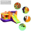 Castillo inflable AMF para niños, tobogán inflable pequeño para uso doméstico, castillo inflable para fiestas interiores hecho de tela Oxford