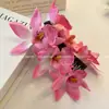 Novo Sucesso de Vendas Presilha Marfim Flor de Tecido Artificial Acessórios de Cabelo Alta Atmosfera Foto Acessórios de Presilha Tubarão para Mulheres
