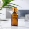 Botella de Vidrio Marrón para Aceite Esencial Portátil con Gotero Botella Rellenable 30ml Envase de Líquido Esencial Botella Vacía Botella de Spray