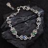 Corea del Sur Pulsera Personalizada Colorida de Zirconia Amor Versátil Femenina Nicho Hip-hop Diamante de Color Retro Accesorios de Lujo Ligero