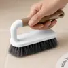 Cepillo para lavar ropa, cepillo para zapatos, herramienta multifuncional para limpieza de zapatos del hogar, cepillo pequeño no dañino, cepillo de tabla quitamanchas con mango largo, cepillo de limpieza