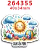 Nuevo Parche de Resina Acrílica Transfronterizo Lazo Lindo Decorativo Imán para Refrigerador Pr264335