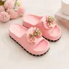 Estilo Hada de Verano EVA Chanclas para Mujer EVA para Mujer Elegante Temperamento que Aumenta la Altura Cómodas Francesas Ligeras Suela Gruesa