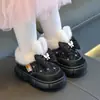 Zapatos de algodón para niños estilo nuevo 2026, para niñas, interiores y exteriores, antideslizantes, resistentes al desgaste, suela gruesa de EVA, forro de felpa y botas de algodón engrosadas