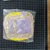 Bolsa de Maquiagem Tofu Dopamina, Design em Grade, Mini Bolsa Fofa, Respirável e Portátil, Ideal para Viagens e Retoques