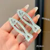 Pinza para el pelo azul de alta calidad con flequillo lateral sin costuras, pinza lateral para mujer, nuevo estilo 2026, accesorio para el pelo para peinar cabello corto