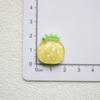 Lindo Aguacate Limón Rábano Transparente Fruta Resina Accesorios Horquilla Abanico Caja de Almacenamiento Vaso de Agua Parche Decorativo