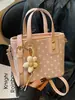Bolso Pequeño de Color Contrastante para Mujer 2026 Verano Nueva Moda Bolso de Mano Tipo Cubo Gran Capacidad Bolso de Hombro Cruzado para Viajar