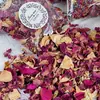 Confetes Populares de Rosas para Casamento, Pétalas Reais, Confetes Naturais, Pétalas de Rosa de Flores Secas para Decoração de Festa