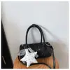 Moda Fresca 2026 Nuevo Estilo Coreano Colgante de Moda Bolso de Hombro para Viaje de Negocios para Mujer Bolso Cilíndrico Simple