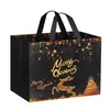 Bolsas de Regalo Amazon en Stock Transfronterizas, Nuevas Bolsas de Tote Navideñas No Tejidas, Bolsas de Empaque para Nochebuena