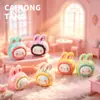 Cor Macaron Desenho Animado Coelho Fofo Ornamento Pequeno de Resina Acessórios para Cola de Creme DIY Cabeça de Coelho Fofa Cenário de Micro Paisagem