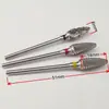602001 Acero de Tungsteno Plateado Cabezal Pulidor Varilla de Acero de Tungsteno de Alta Precisión Cabezal Pulidor de Uñas para Eliminar Piel Muerta y Abrir Cutículas
