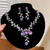 Juego de Cena de Dos PiezasCollar y pendientes de perlas ultra brillantes, cautivadores al instante, accesorio de vestido de noche de alta gama