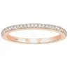 Anillo de moda para mujer, plata 925, anillo completo con diamantes, anillo de una sola fila, joyería coreana apilable, joyería de plata.