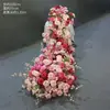 Arreglos florales para fiestas de cumpleaños, flores de mesa tipo cascada, guirnaldas de flores colgantes, exhibiciones decorativas para ventanas, arreglos florales colgantes, flores para decoración de bodas y compromisos