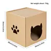 Tabla Rascadora para Gatos con Forma de L, Rascador Vertical para Esquinas, Resistente al Desgaste y con Menos Migas, Juguete para Gatos, Cama Integrada para Gatos, Suministros para Mascotas