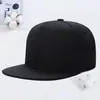 Chapéu de Algodão Puro Hip-Hop de Aba Reta com Bordado de Logo Personalizado para Outono e Inverno, Chapéu de Sol de Aba Reta Street Dance Europeu e Americano ao Ar Livre para Homens e Mulheres
