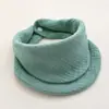 Amazon Toalla Triangular de Gasa para Recién Nacidos Absorbente y Transpirable Babero para Comer Bebé Babero de Color Sólido para Bebé